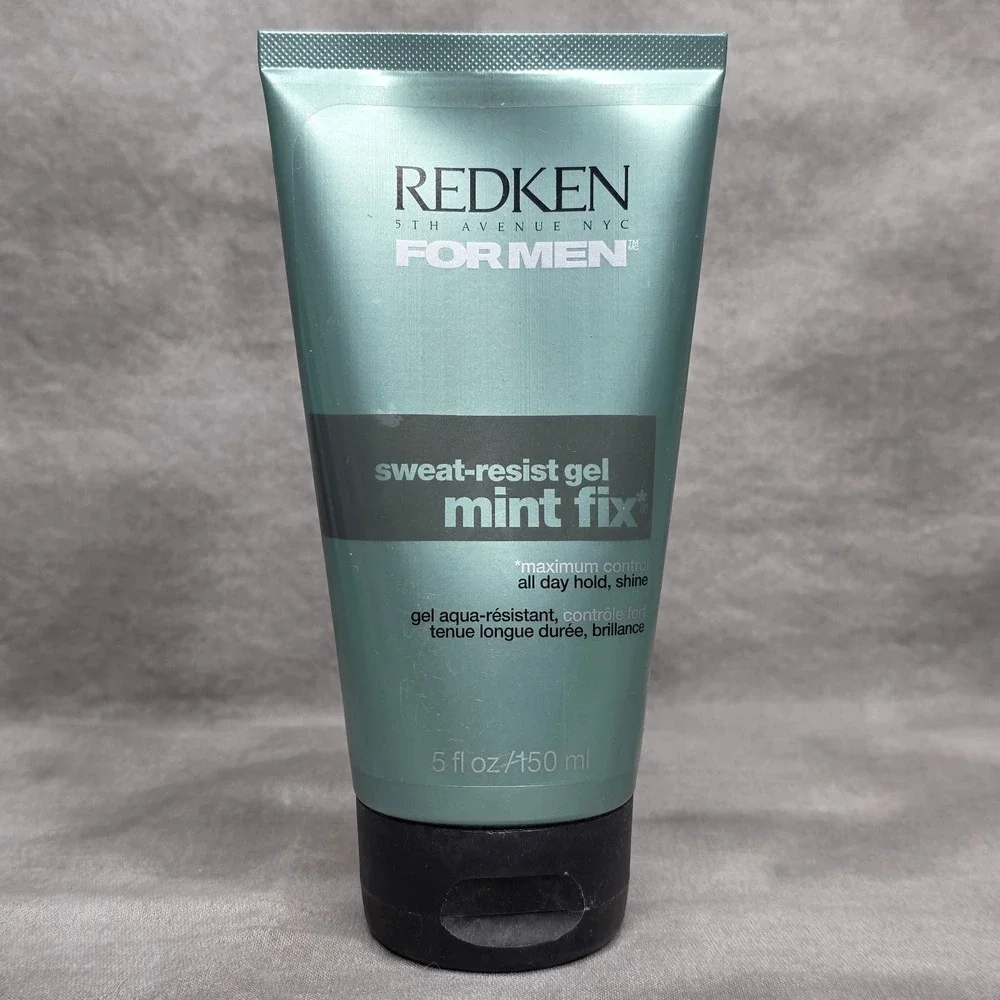 REDKEN Sweat-Resist Gel Mint Fix for Men - Max Hold - 5 fl oz